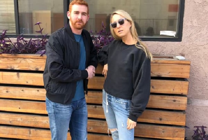 Andrew Santino and Wife